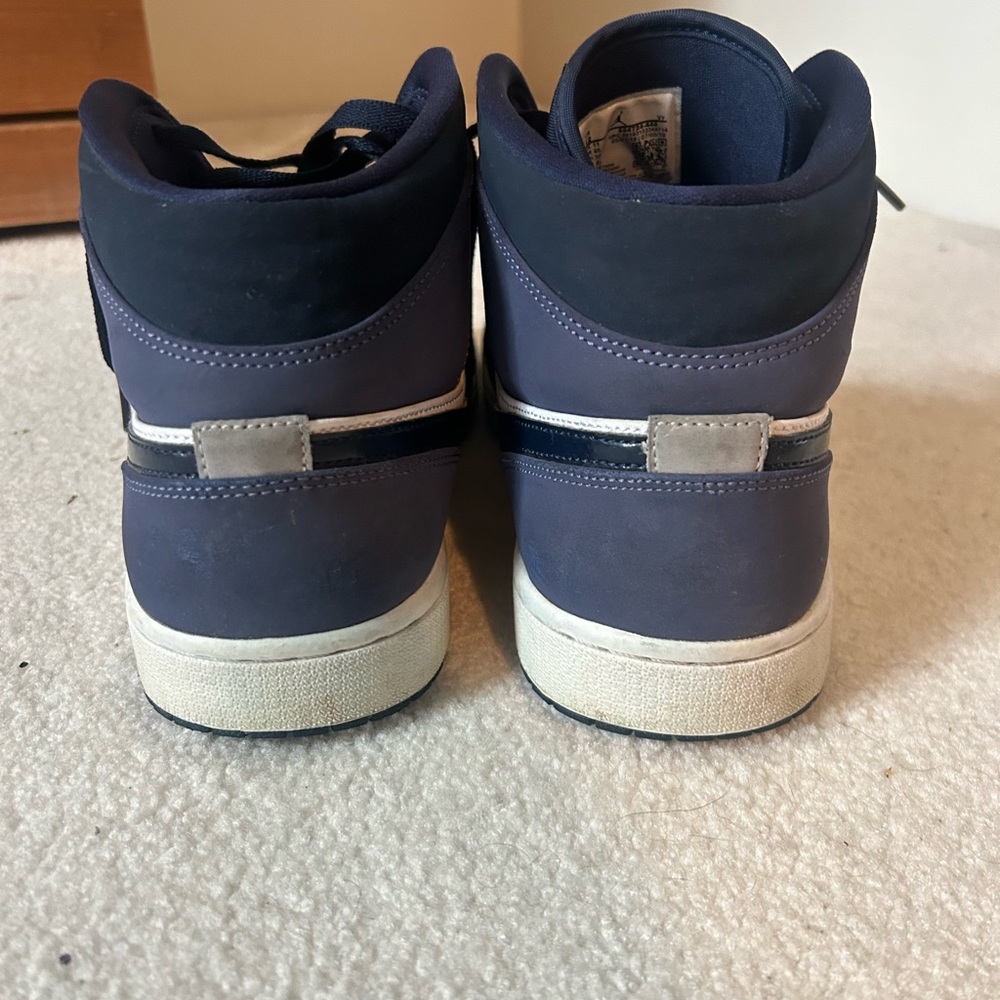 Air Jordan 1 Mid Sanded Purple Size 12 - Picture 5 of 7